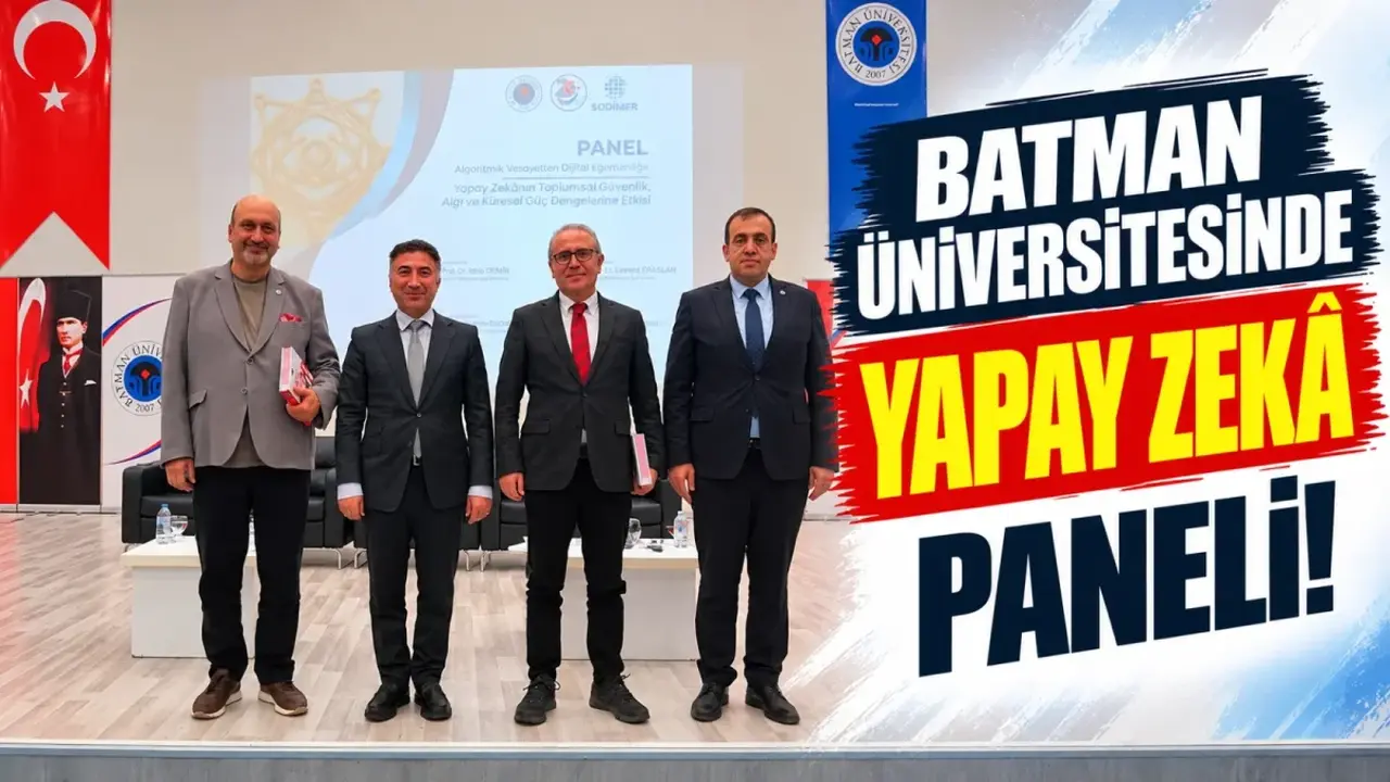 Batman Üniversitesinde yapay zekâ paneli!