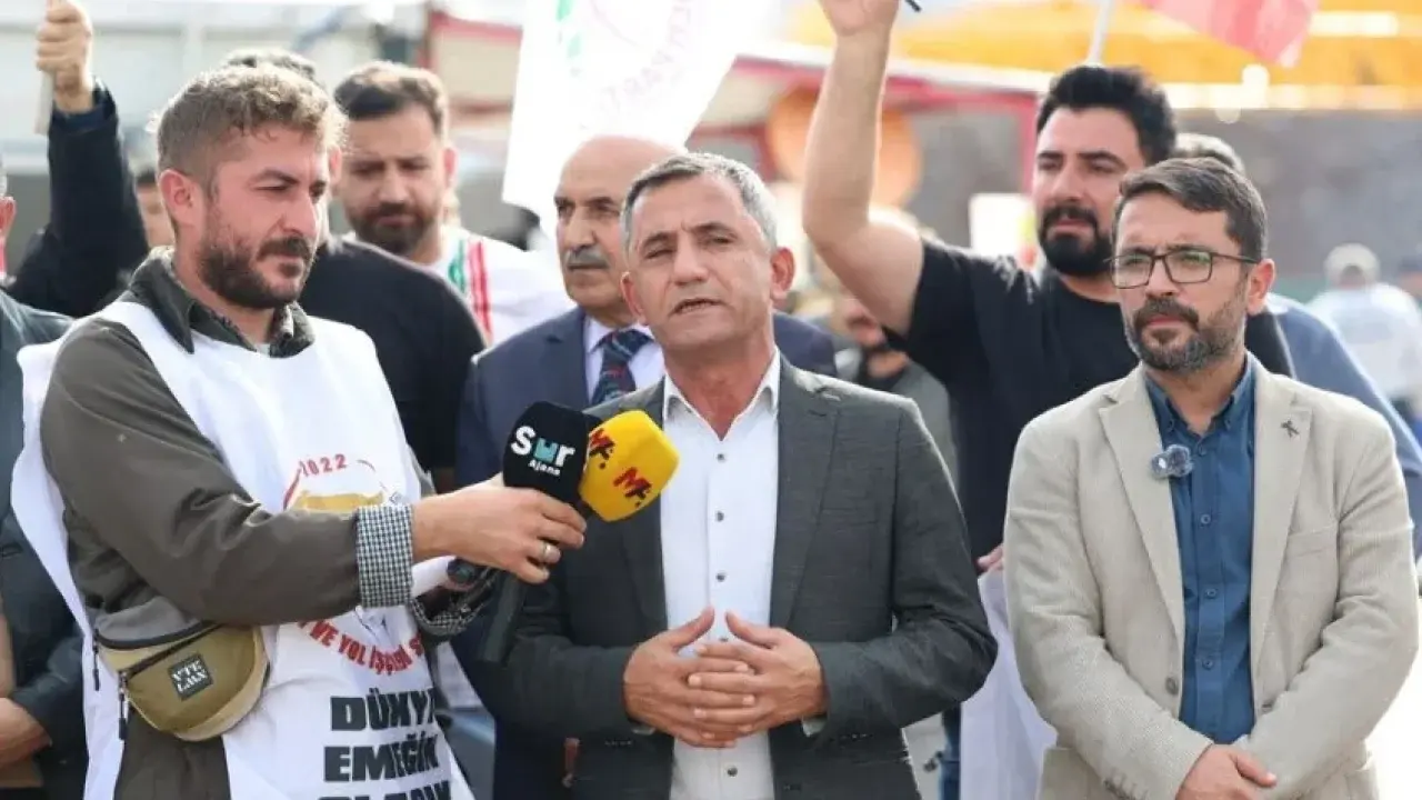  Ay, Şehir Hastanesi işçilerinin basın açıklamasına katıldı