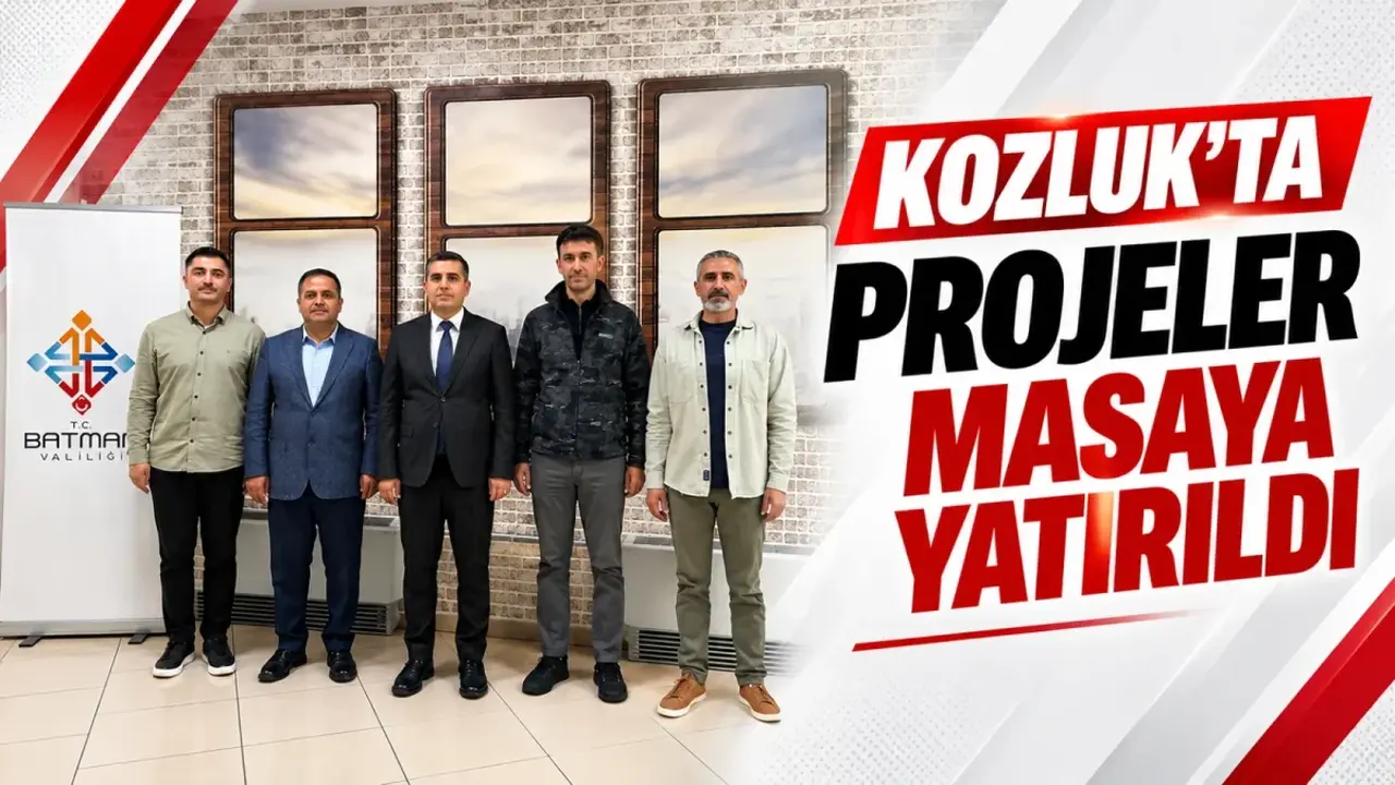 Kozluk’ta projeler masaya yatırıldı
