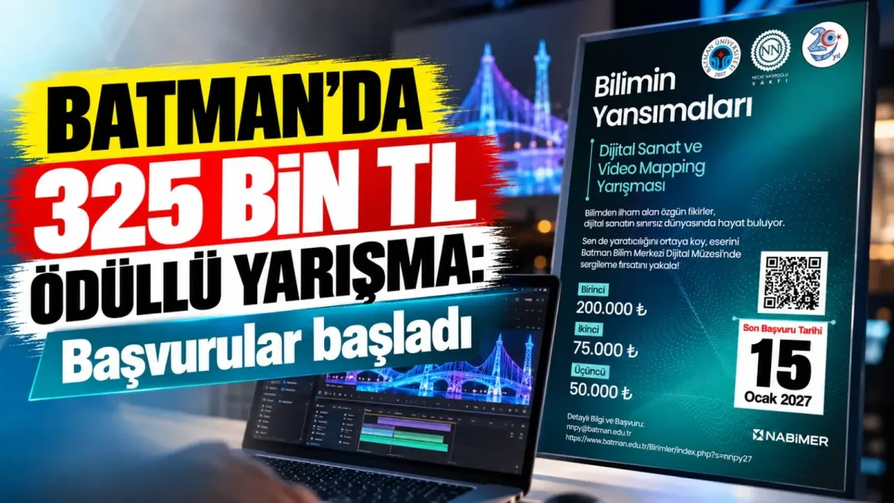 Batman’da 325 bin TL ödüllü yarışma: Başvurular başladı