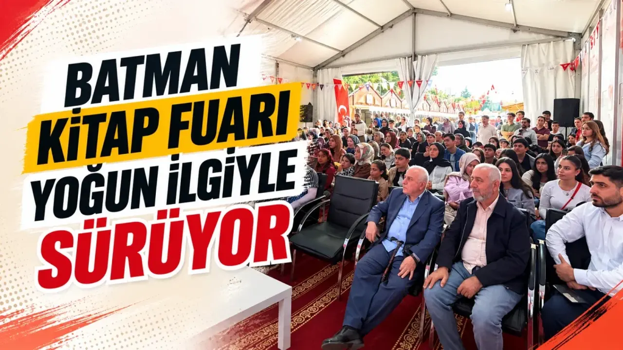 Batman Kitap Fuarı yoğun ilgiyle sürüyor