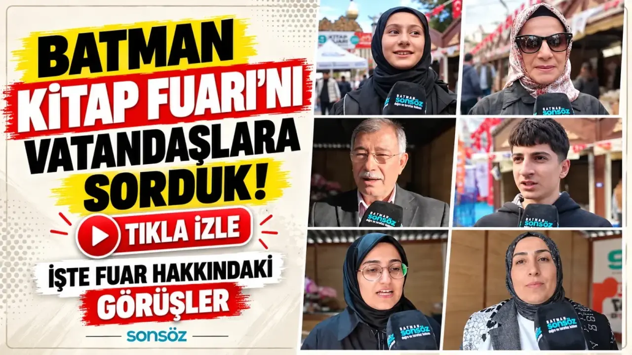 Batman Kitap Fuarı’nı vatandaşlara sorduk!
