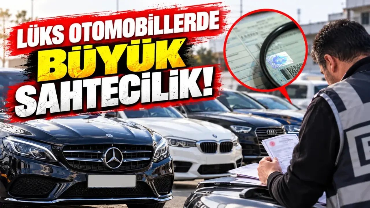 Lüks otomobillerde büyük sahtecilik