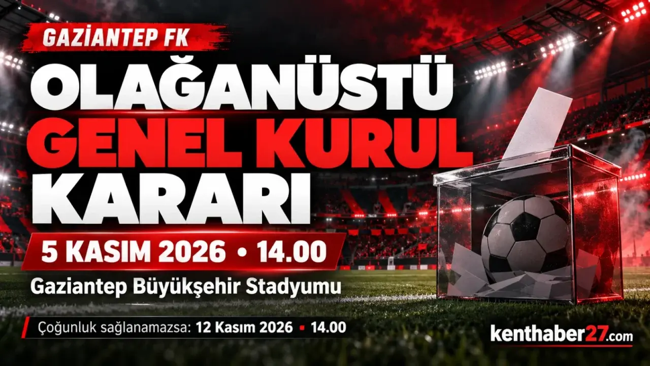 Gaziantep FK’da seçim takvimi belli oldu. Memik Yılmaz bırakıyor