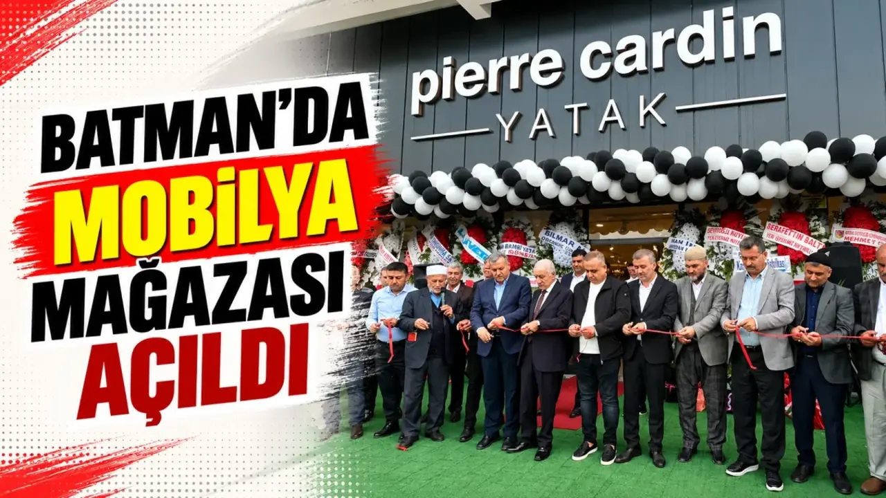 Batman’da mobilya mağazası açıldı