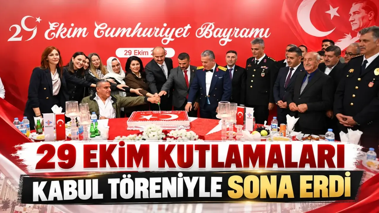 29 Ekim kutlamaları kabul töreniyle sona erdi