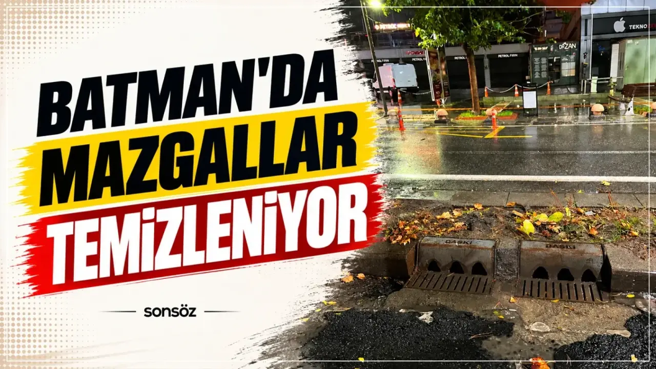 Batman’da mazgallar temizleniyor