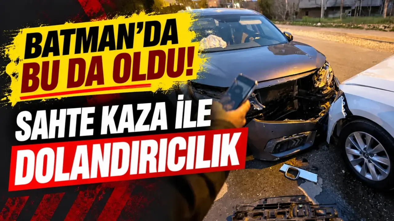Batman’da bu da oldu: Sahte kaza operasyonu: 43 gözaltı