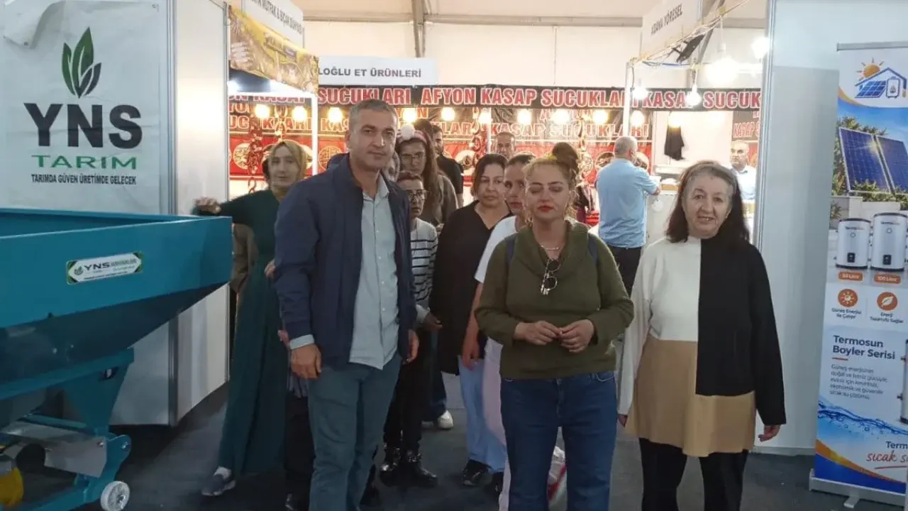 Özel bireyler, fuarı gezdi