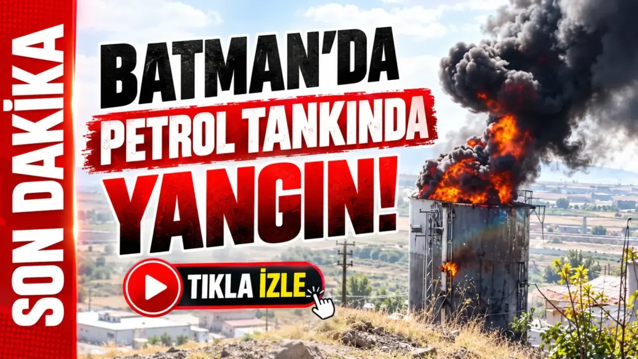 Batman’da petrol tankında yangın!