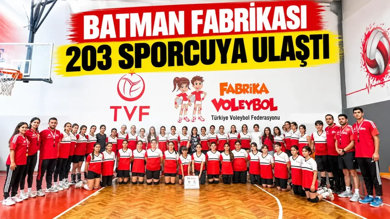 Batman Fabrikası 203 sporcuya ulaştı