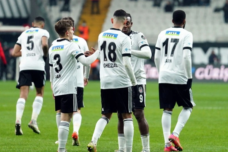 Beşiktaş evinde 3 puanın sahibi oldu