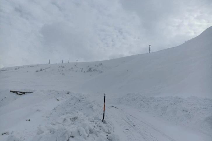 Bingöl’de çığ düştü, yol ulaşıma kapandı