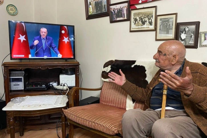 Boraltan Köprüsü faciasının 100 yaşındaki tanığı Bekir Doğan’dan Cumhurbaşkanı Erdoğan’a destek
