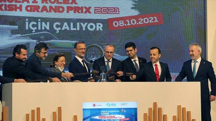 Borsa İstanbul'da gong 'Formula 1 Rolex Turkish Grand Prix 2021' için çaldı