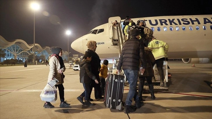 Deprem bölgesinden ücretsiz tahliye uçuşları bu gece sona eriyor