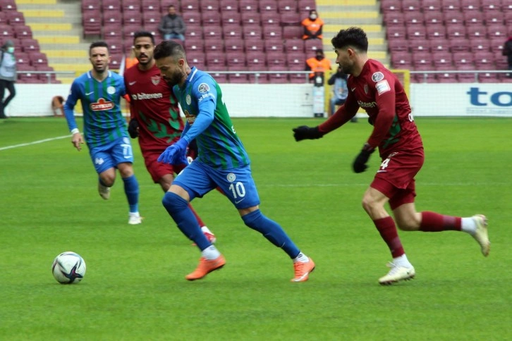 Hatayspor ile Rizespor yenişemedi!