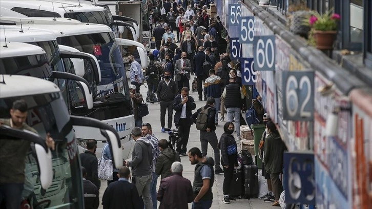 İstanbul'da 2021'de şehirler arası otobüs seferleri yüzde 40 arttı