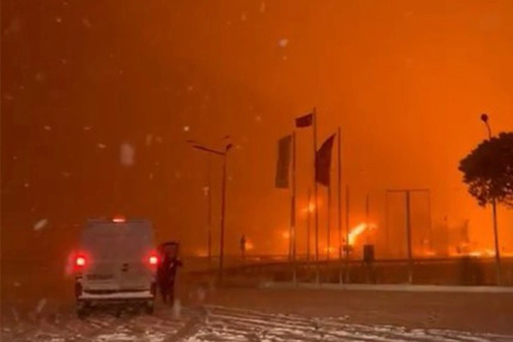 Kahramanmaraş’ta petrol boru hattında patlama