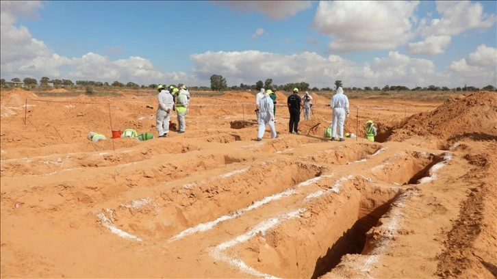 Libya'nın Terhune kentinde bir toplu mezar daha bulundu