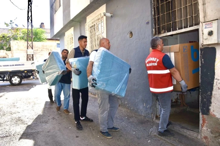 ŞAHİNBEY BELEDİYESİ’NDEN İHTİYAÇ SAHİBİ AİLEYE DESTEK