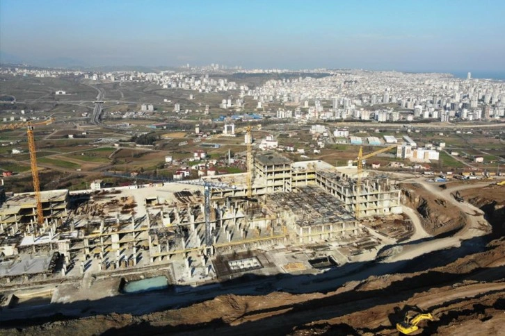 Samsun Şehir Hastanesi'nin yüzde 16'sı tamamlandı