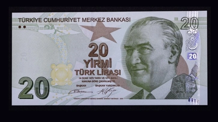 Son tertip 20 TL banknotlar bugünden itibaren tedavüle veriliyor