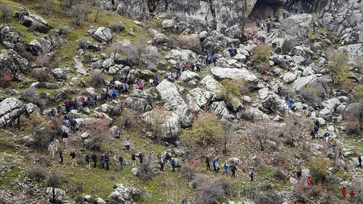 Terörden arındırılan Lice kırsalında doğa yürüyüşü yapıldı