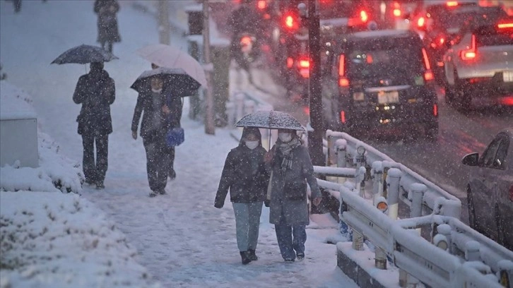 Tokyo'da yoğun kar yağışı sonrası 200'den fazla kişi hastaneye kaldırıldı