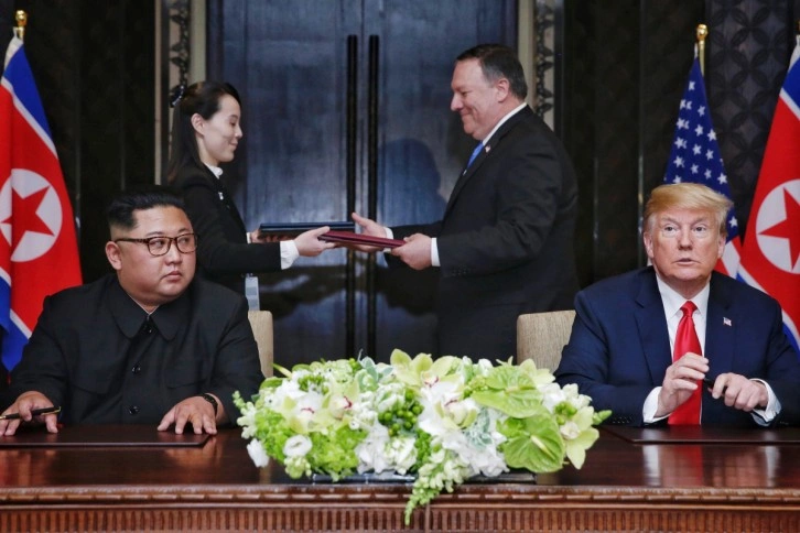 Trump, Kim Jong-un'a 