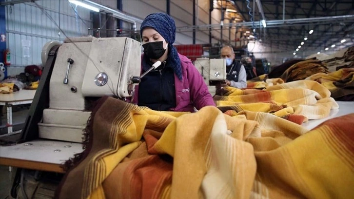 Türkiye'nin battaniye ihracatı, 2021'de önceki yıla göre yüzde 25 artarak 60,2 milyon dola