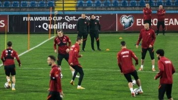 A Milli Futbol Takımı, Karadağ maçının hazırlıklarını sürdürdü
