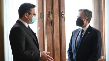 ABD Dışişleri Bakanı Blinken, Ukraynalı mevkidaşı ile Rusya-Ukrayna krizini görüştü