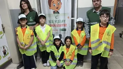 Artuklu’da Minik Yeşilay Gönüllülerinden Büyük Mesaj