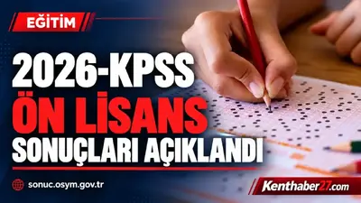2026 KPSS Ön Lisans Sonuçları Açıklandı