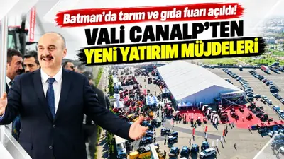 Vali Canalp’ten yeni yatırım müjdeleri