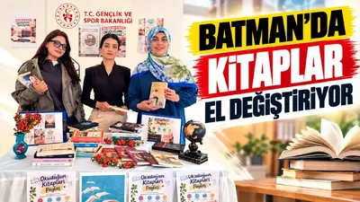 Batman’da kitaplar el değiştiriyor