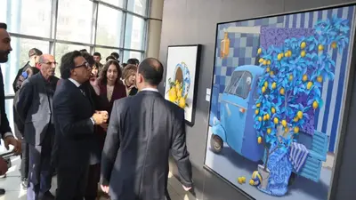 Dünyaca ünlü İtalyan Ressamların eserleri Iğdır’da sanatseverlerle buluştu