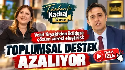 Vekil Tiryaki’den iktidara çözüm süreci eleştirisi: Toplumsal destek azalıyor