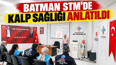 Batman STM’de kalp sağlığı anlatıldı