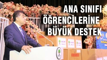 ANA SINIFI ÖĞRENCİLERİNE BÜYÜK DESTEK