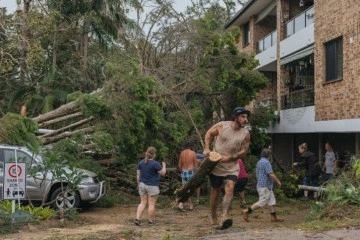 Avustralya'da ağaç devrildi: 1 ölü, 3 yaralı