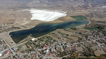 'Ayakkabı' görünümlü Ulaş Gölü turizme kazandırılacak