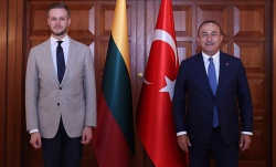 Bakan Çavuşoğlu, Litvanyalı mevkidaşıyla görüştü