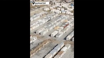 Bakan Kurum'dan "Gaziantep'teki konteyner ve geçici yapılara" ilişkin paylaşım