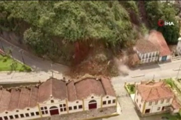 Brezilya’da toprak kayması
