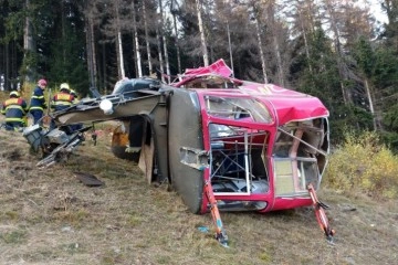 Çekya’da teleferik kabini 30 metreden yere çakıldı: 1 ölü