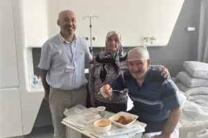 Delirten hastalıktan kurtulduktan sonra ilk iş yemek yedi