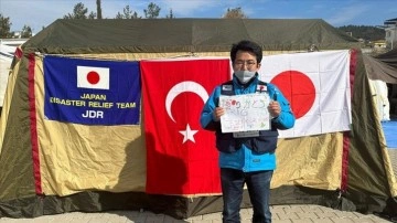 Deprem bölgesinde sahra hastanesi kuran Japonları duygulandıran not