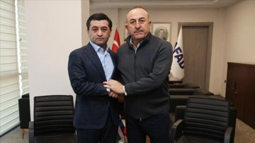 Dışişleri Bakanı Çavuşoğlu, Özbekistan Dışişleri Bakan Vekili Saidov'la Gaziantep'te görüş